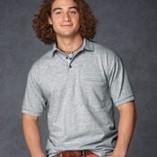 Ringspun Cotton Pique Sport Shirt with a Pocket