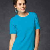 Ladies' Heavyweight Scoopneck T-Shirt