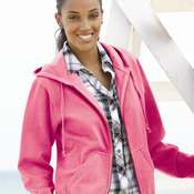 Ladies' Weatherwash Full-Zip Hooded Sweatshirt