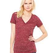 Women’s Jersey Deep V-Neck Tee