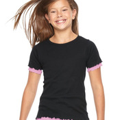 Girls' Double Ruffle T-Shirt